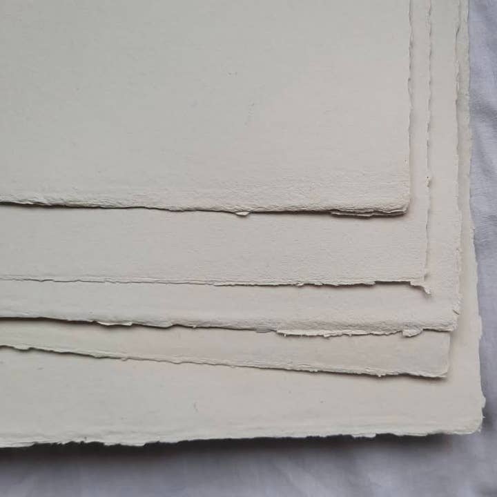 PARWANApaper - Wholesale Engagement Card - A7 Invitation Cards Deckled Edge Handmade Paper Cards
