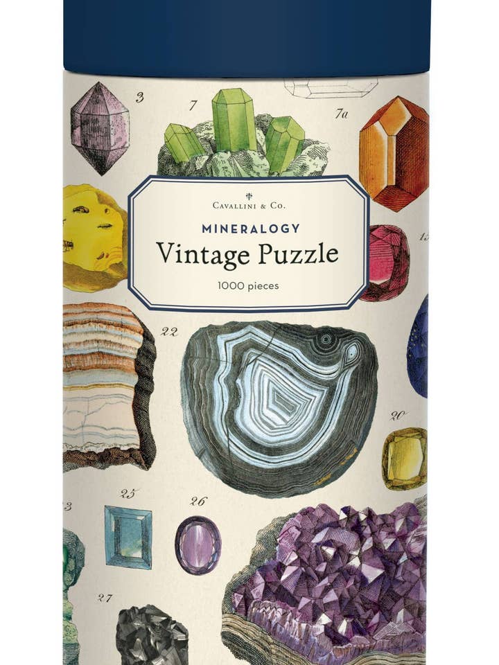 Cavallini - 1000 Pc Puzzle Mineralogy for wholesale by Cavallini & Co