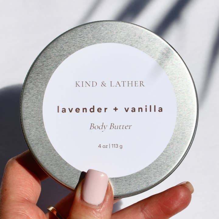 Lavendel + Vanilje | Body Butter for engroshandel hos KIND & LATHER