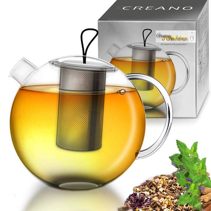 Creano – wholesale Tea pot – Jumbo teapot 2.0 l with metal strainer1