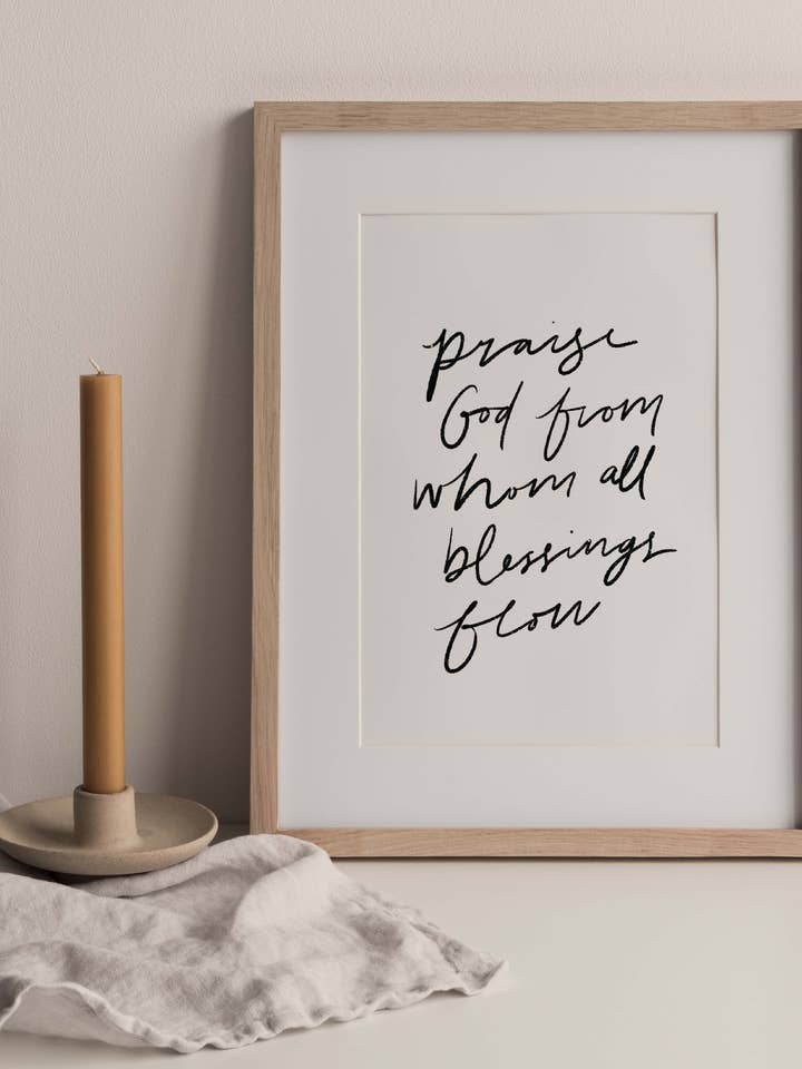 Praise God Print for wholesale by Ignite: Be the Light