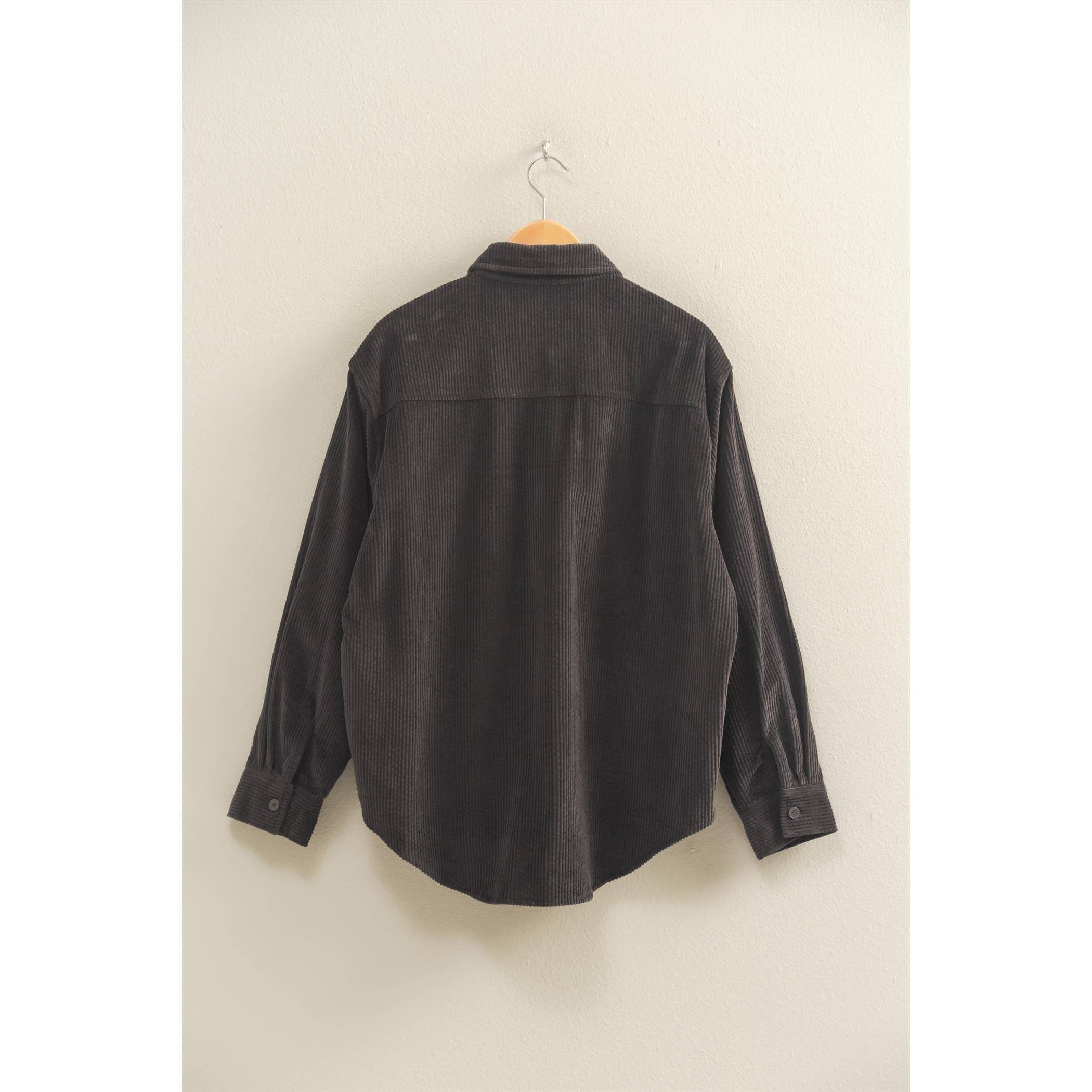 HYFVE - Wholesale Button Down Shirt - Women's - Relaxed-fit Contemporary Corduroy Shirt22