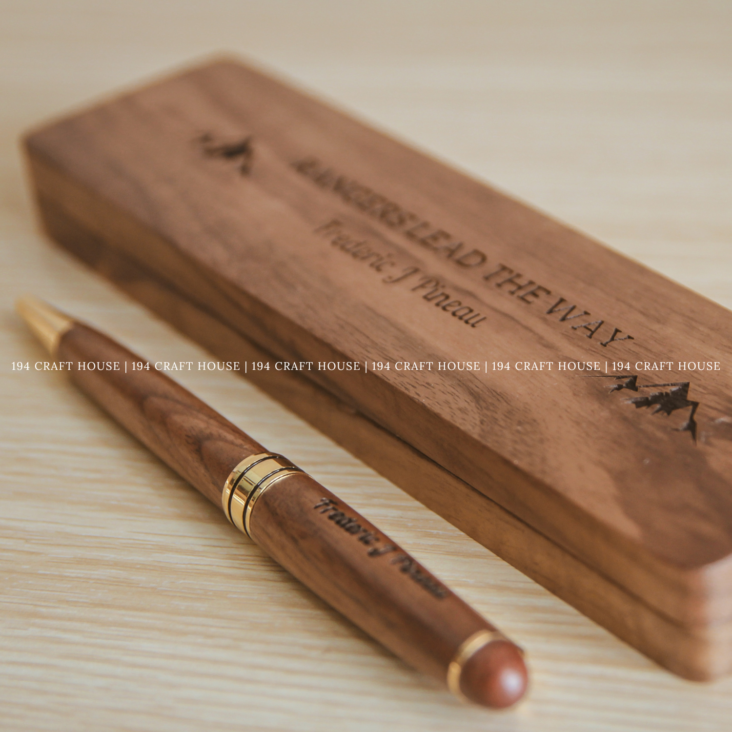 194 Craft House – wholesale Pen – Customized Wooden Pens Set - Personalized Business Gifts0