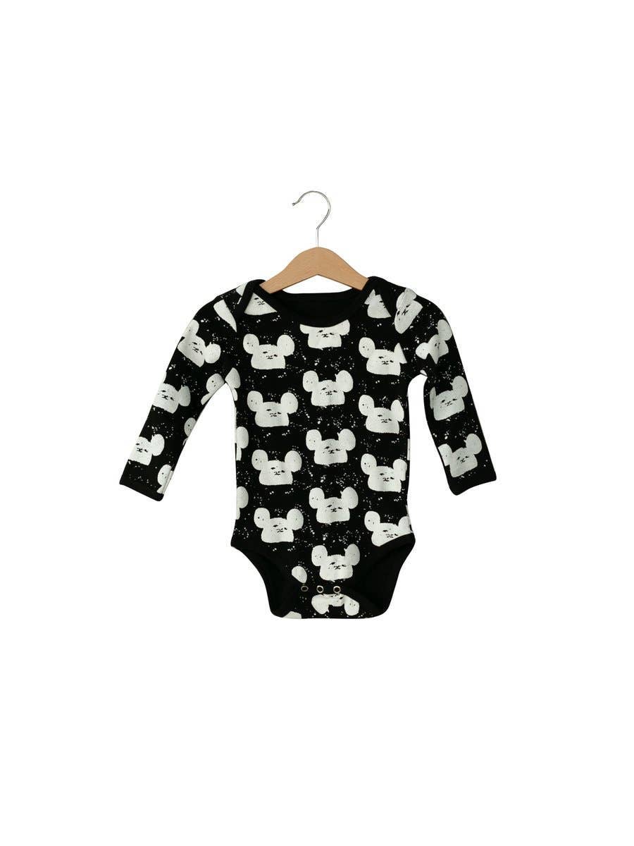 Modern Burlap - Wholesale Bodysuit (Non-Footed) - Baby - Organic Long Sleeve Bodysuit | Solids & Prints13