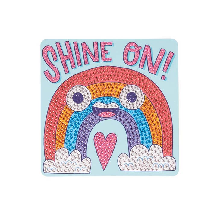 OOLY - Wholesale DIY Craft Kit - Kids - Razzle Dazzle D.I.Y. Mini Gem Art Kit: Rad Rainbow