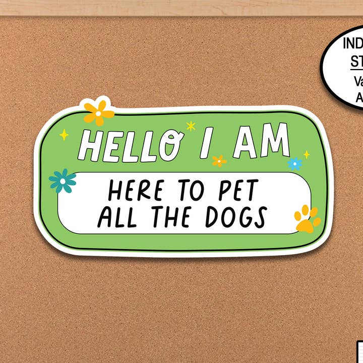 Autocollant découpé à l'emporte-nom Pet All The Dogs Dog Lover Dog Mom pour la vente par Swanky Bazaar