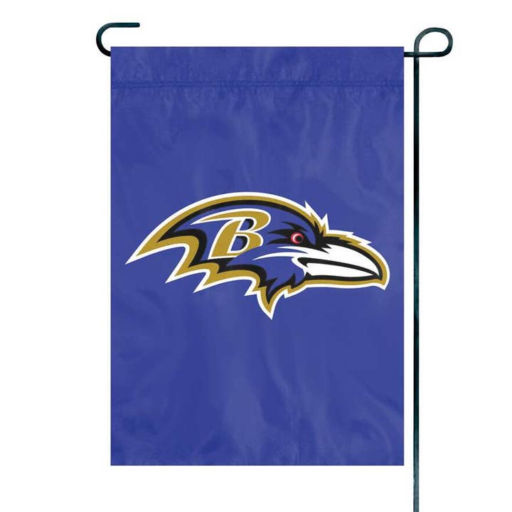 Baltimore Ravens Premium Garden Flag for wholesale by Party Animal, Inc.