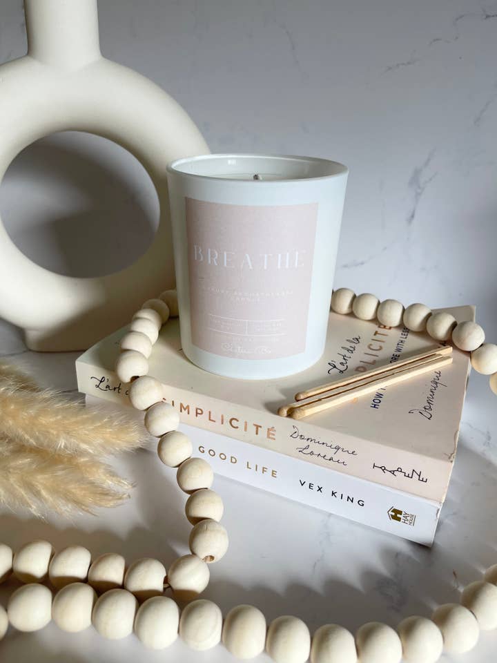 B R E A T H E Candle for wholesale by Chateau Bo