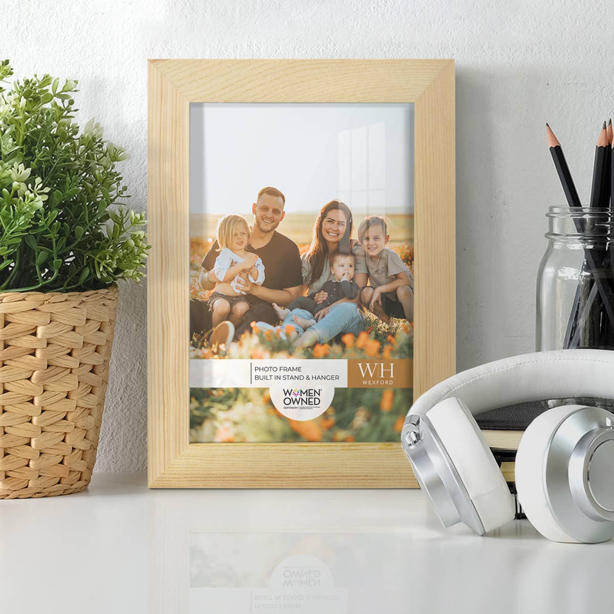 Wexford Home - Wholesale Picture Frame - Photo Frame, Real Wood with Wood Grain, Natural Wood13