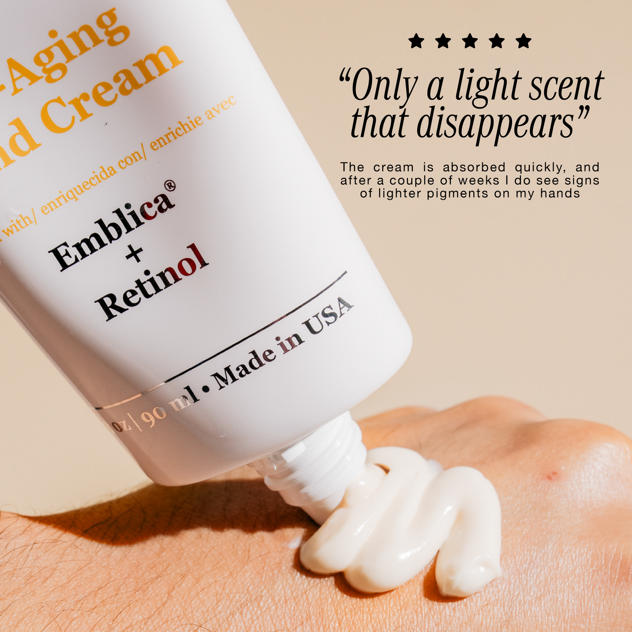 Retinol by Robanda - Vendita all'ingrosso Crema/lozione mani - Crema mani anti-età con Emblica® e Retinolo1