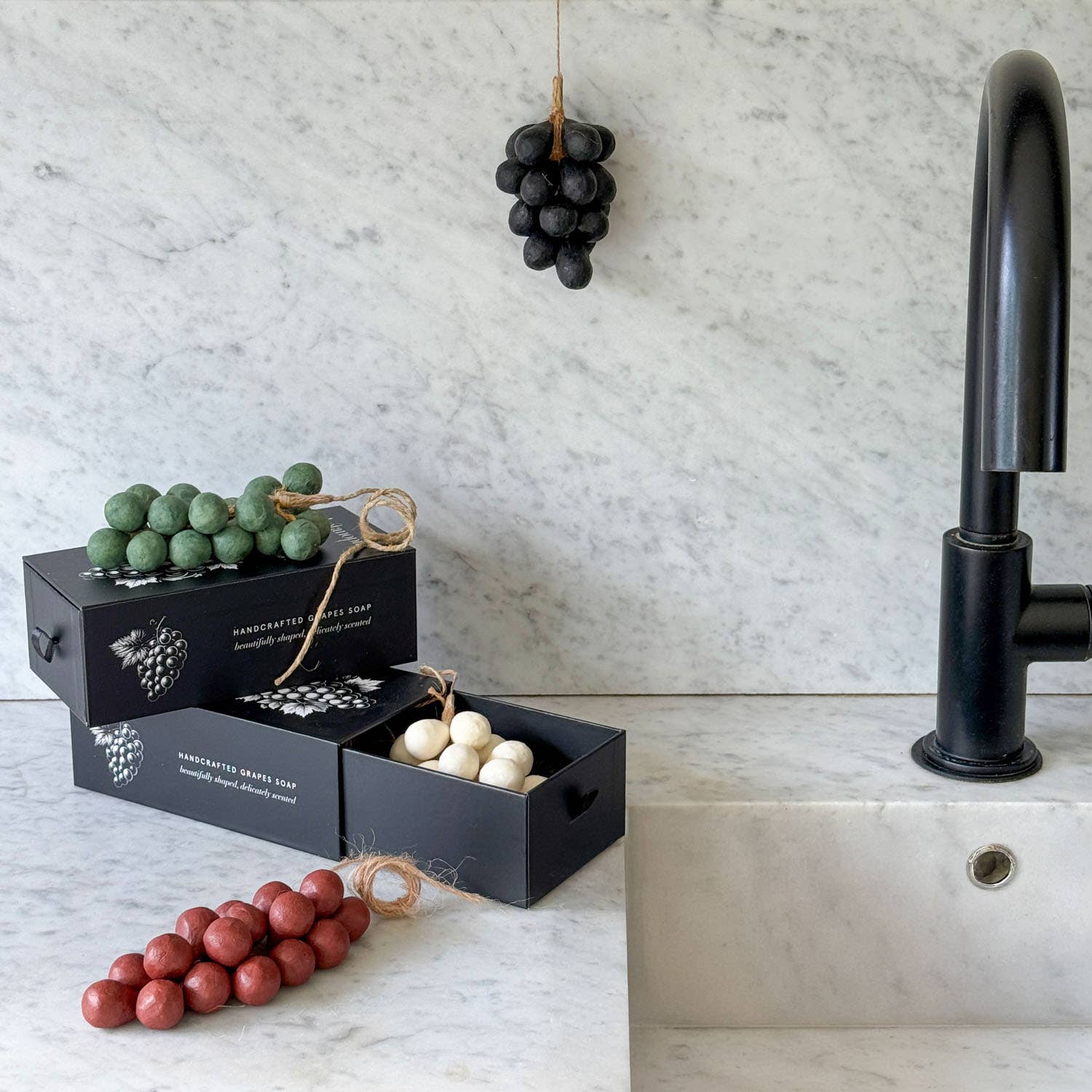 Botanopia - gifts , decor and cards for plant lovers – wholesale Hand soap/wash – Handcrafted Grapes Soap - 100% Olive Oil16