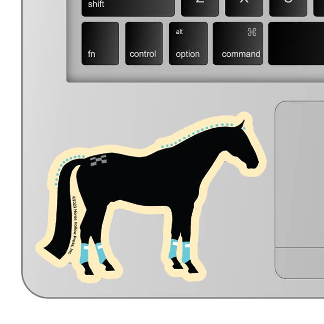 Horse Hollow Press - Wholesale Sticker - 3" Tumbler Horse Sticker / Show Horse Wraps / WATERPROOF6