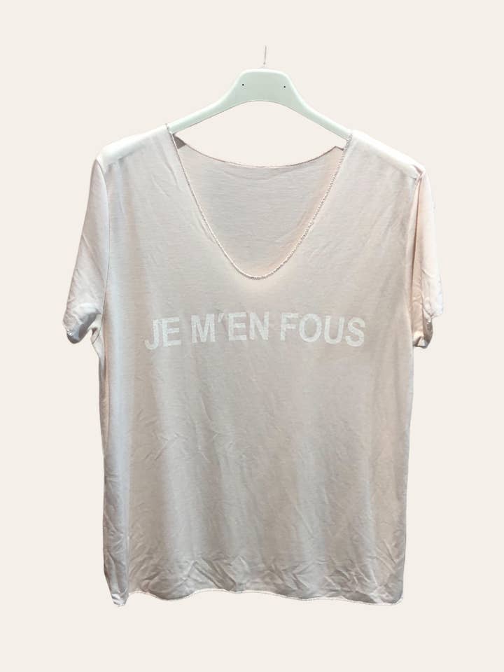 “I don't care” short sleeve t-shirt for wholesale by Moonsun