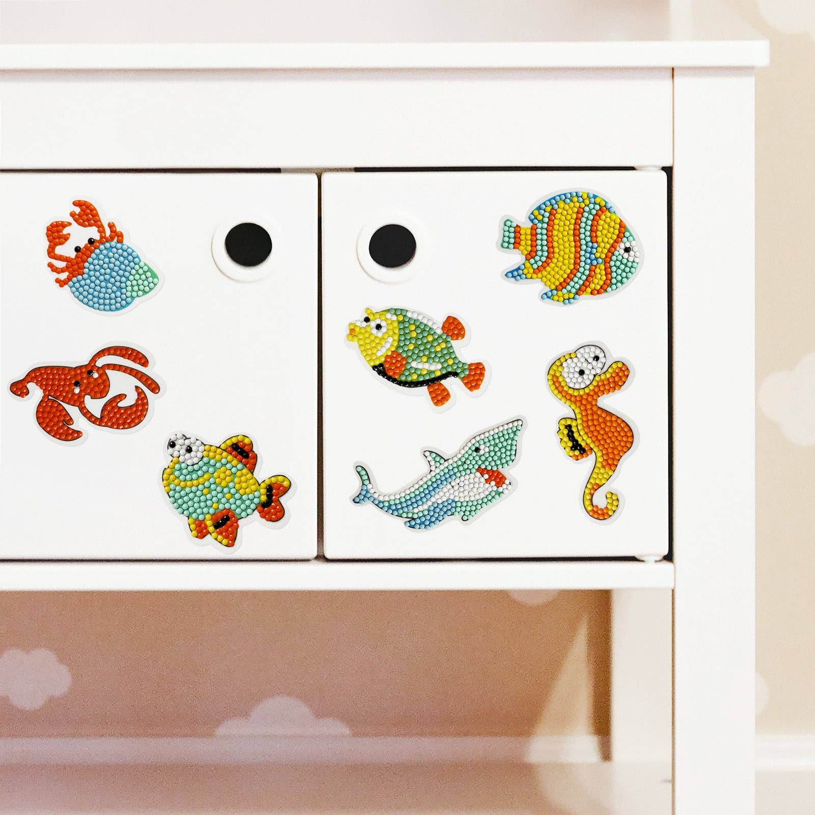 Wrapables.com - Wholesale DIY Craft Kit - Wrapables 5D Gem Painting Diamond Art Kits, 44pc Animals8