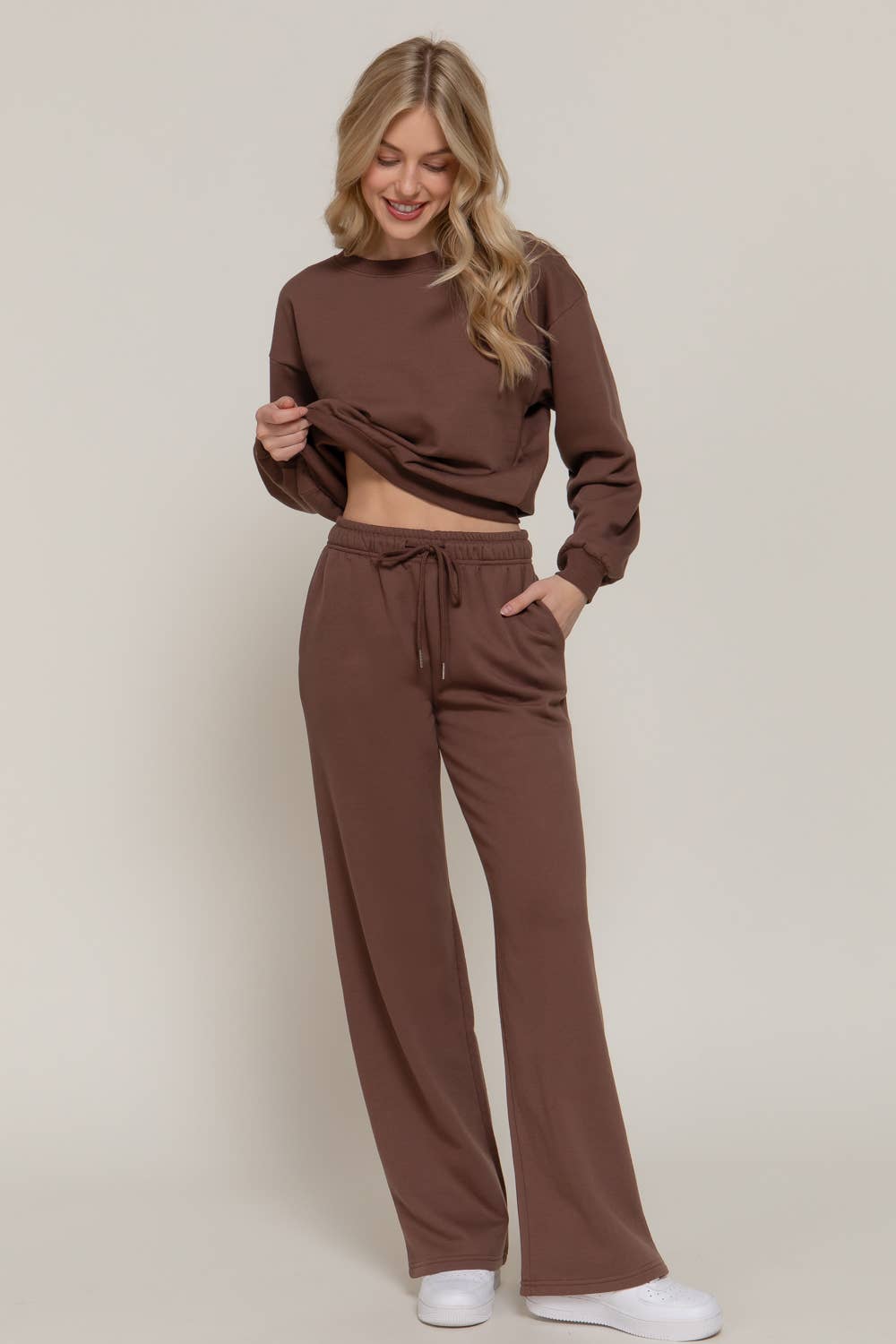 Active Basic | Active USA - Wholesale Pants - Women's - Straight Leg Inner Fleece Jogger Pants  20