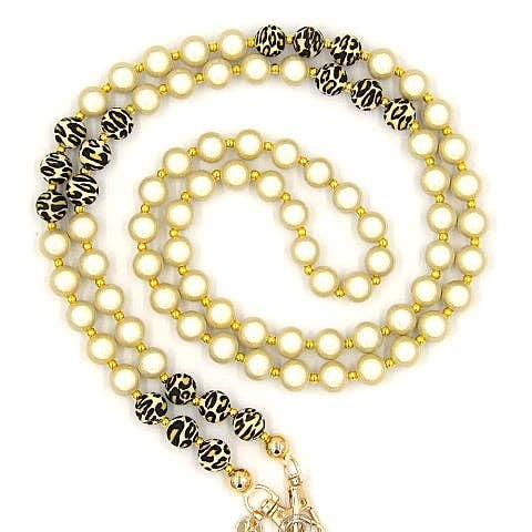 Champagne LEO mobiltelefonkedja svartvit för wholesale av Ella in Love