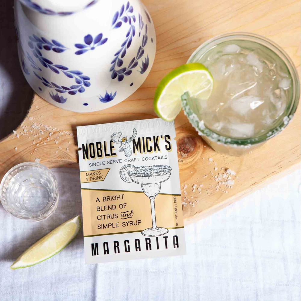 Noble Mick's - Craft Beverage Company - Wholesale Cocktail Mix/Syrup - Margarita Single Serve Craft Cocktail1