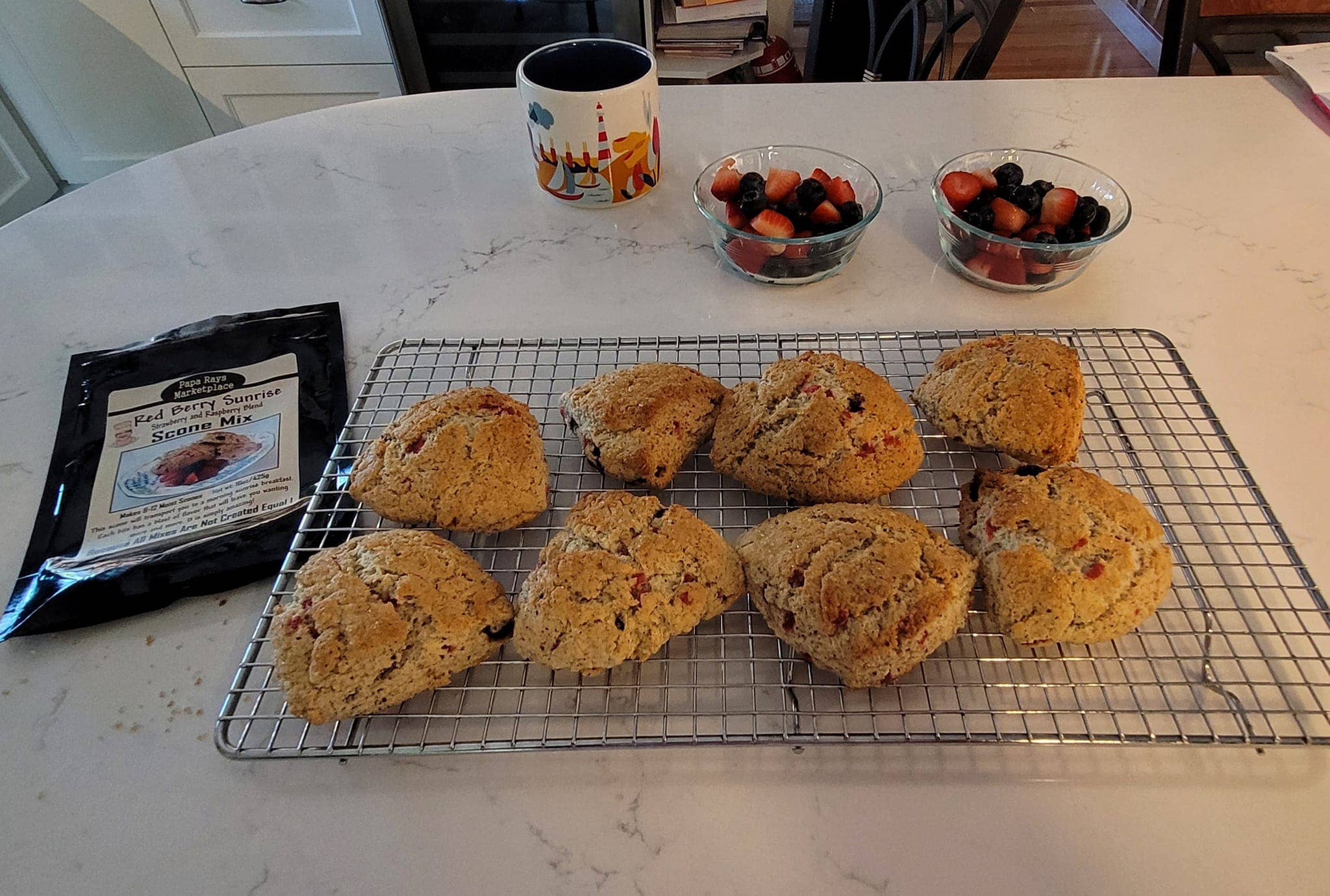 Papa Ray's Marketplace - Wholesale Biscuit Mix - Red Berry Sunrise Scone Mix6