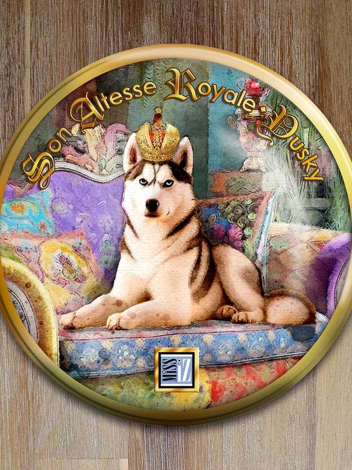 Espelho de bolso > Cão: HUSKY por atacado de Miss Iz