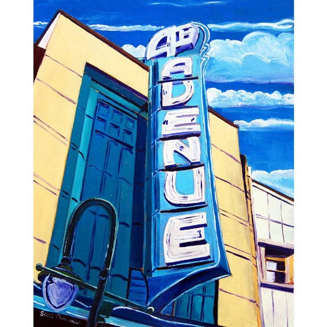 Tirage du théâtre 4th Avenue, Anchorage, Alaska pour la vente par Real Art Is Better