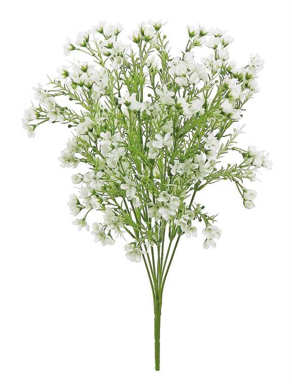 Buisson de waxflower, 19", blanc pour la vente par Select Artificials, Inc.