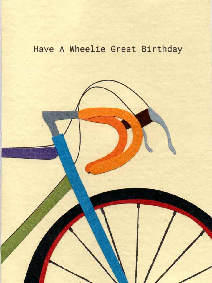 Cartão de Aniversário Wheelie por atacado de Cards from Africa