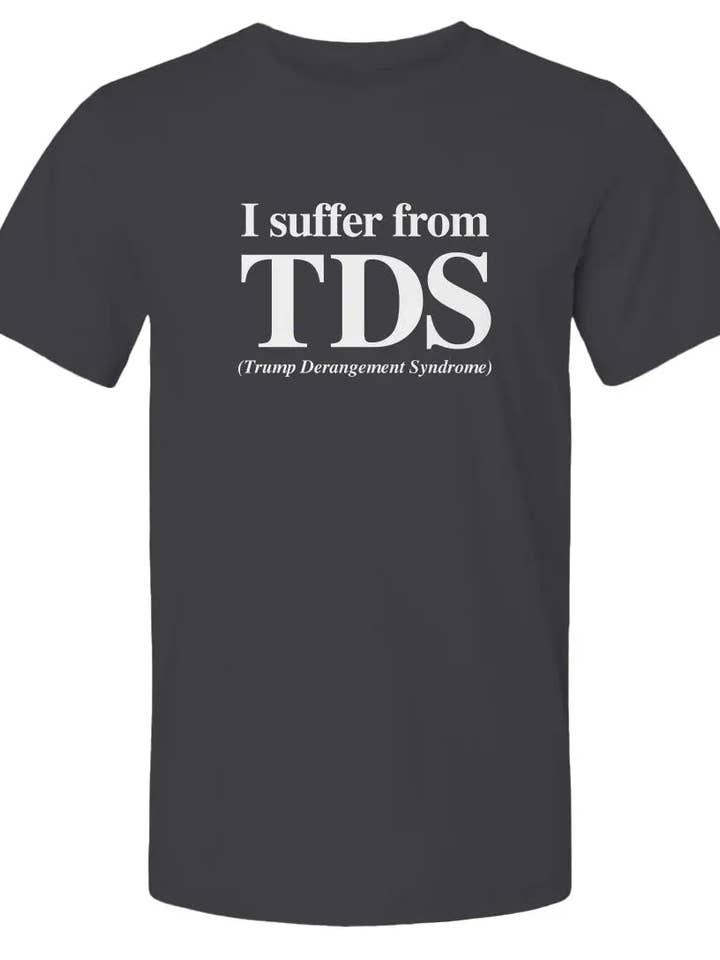"Ich leide an TDS" Premium Unisex T-Shirt für den Großhandel von Amp'd Apparel Company