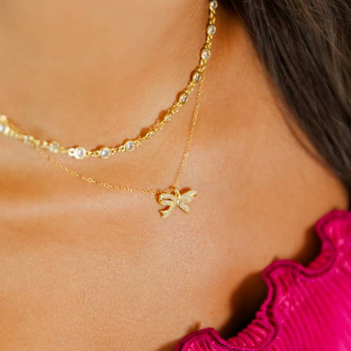 Taylor Shaye Designs - Wholesale Pendant/Charm Necklace - Sienna Bow Necklace2