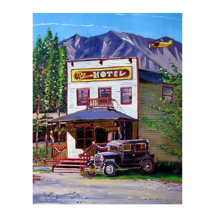 Ma Johnson's Hotel in McCarthy Print, Alaska for wholesale by Real Art Is Better