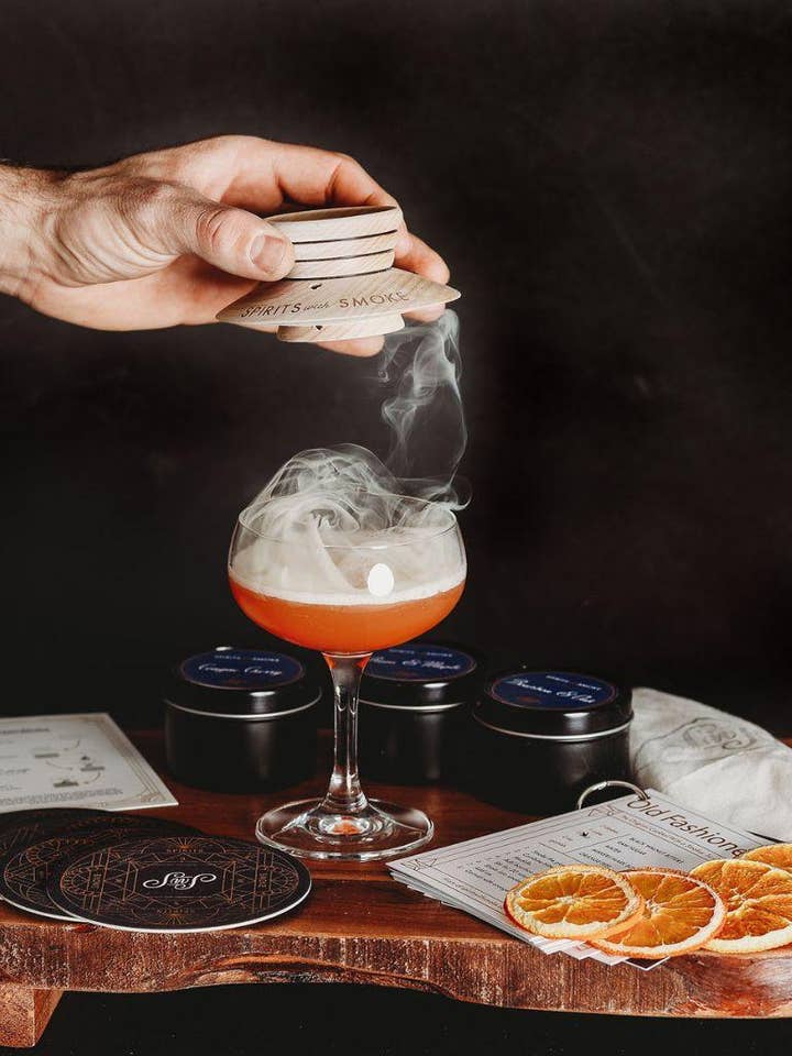 Cocktail & Food Smoking Tool | Single Saucer for wholesale by Spirits WIth Smoke
