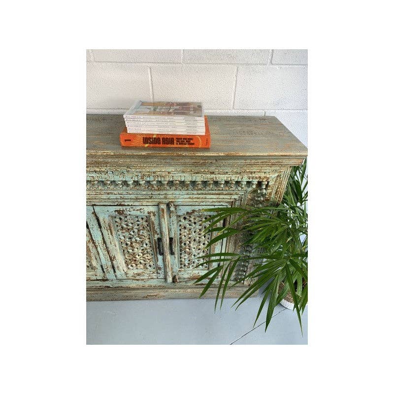 Paloma Black (Casa Natura Design, S.L.) - Wholesale Sideboard - Spectacular Detail On This Hand Carved Indian Wooden1