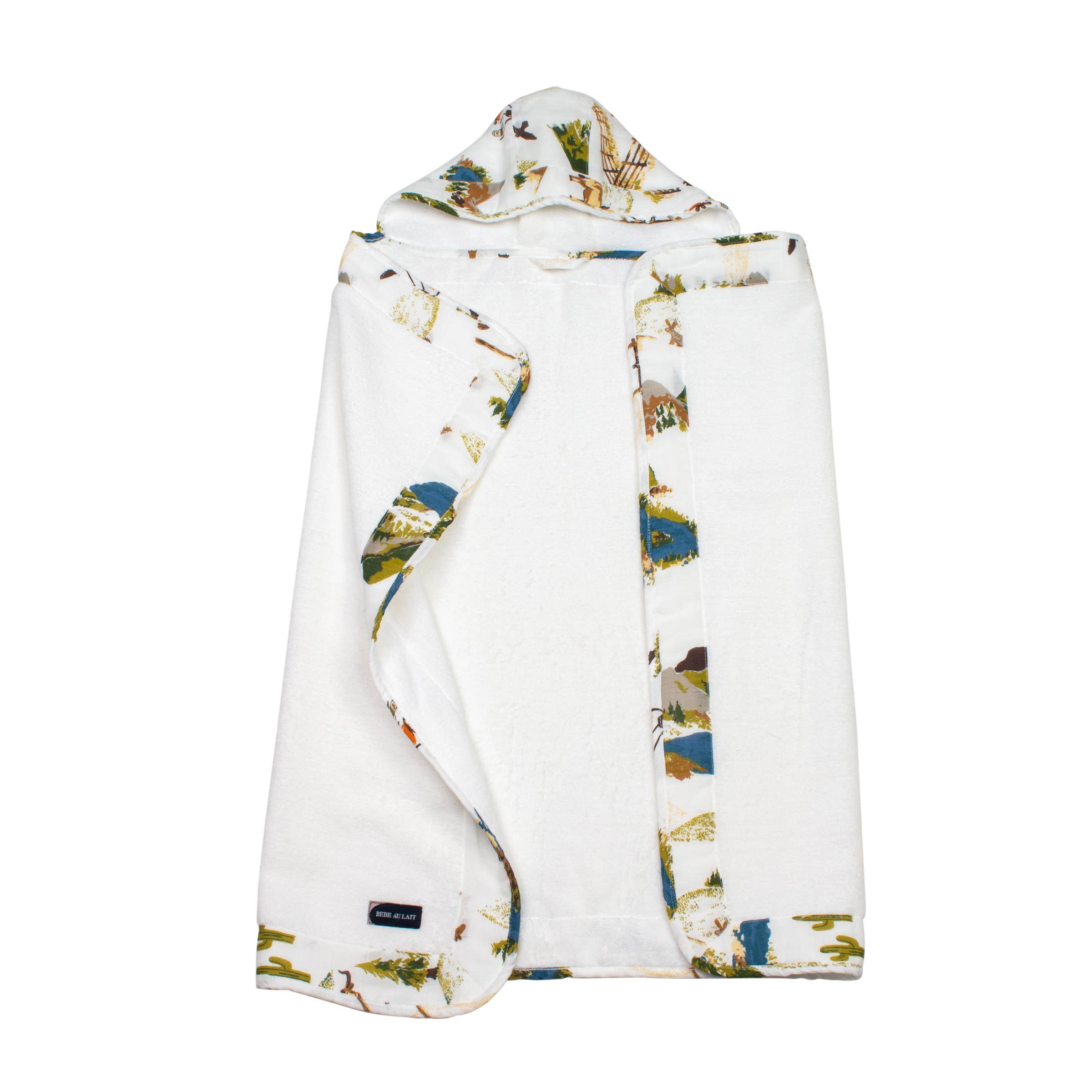 Bebe au Lait - Wholesale Hooded Towel - Kids & Baby - Wyoming Baby Hooded Towel0