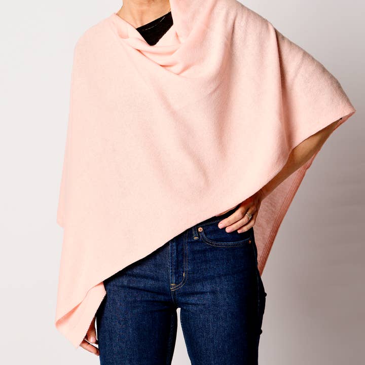 Margolis Pineo Italia - Wholesale Poncho - Women's - ROMA TRAVEL PONCHO - Cashmere-Blend Best Seller66