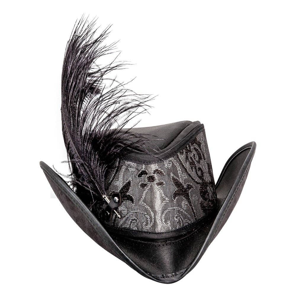 American Hat Makers - Vendita all'ingrosso Fedora - Unisex - Cappello da Festival in Pelle - Stile Reversibile Ren20