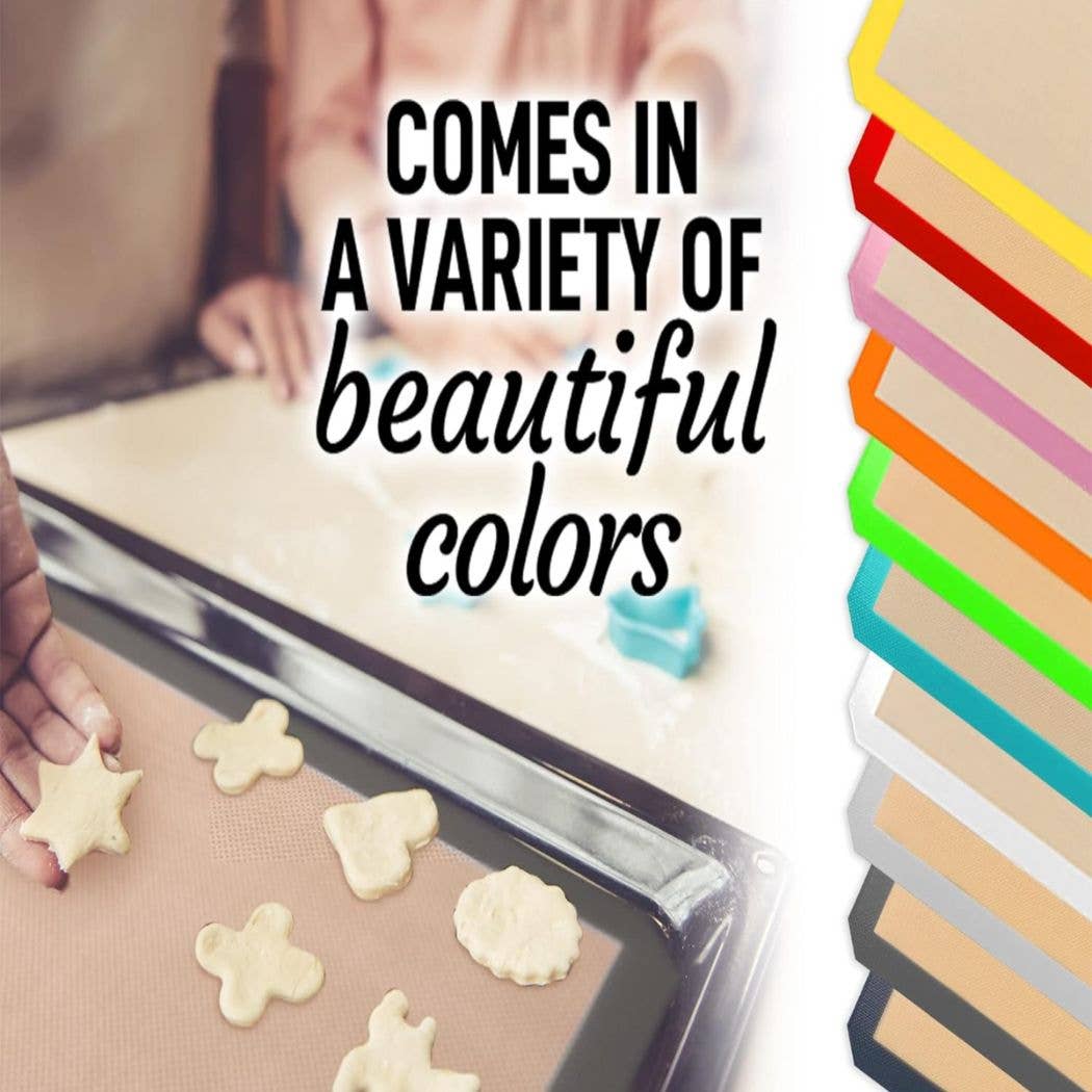 Zulay Kitchen - Wholesale Baking Sheet/Mat - Silicone Baking Mats 2 Pack - Hangable & Shelf Ready5