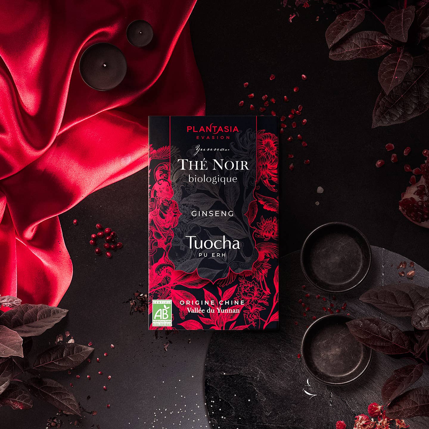 PROVENCE D'ANTAN – wholesale Health/detox tea – Organic Ginseng Tuocha Black Tea*1