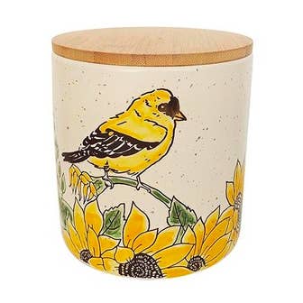 Goldfinch Sunflower 5" Kapsel för wholesale av Blue Sky Clayworks