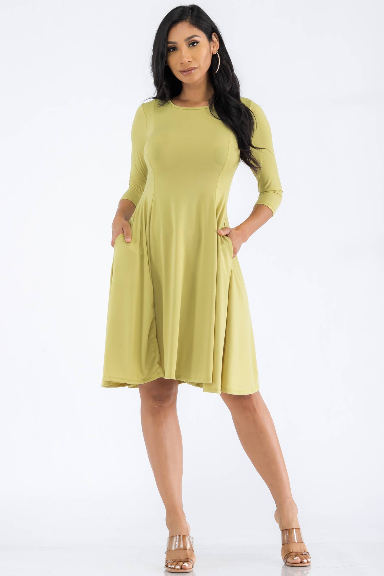 H&H Fashion Inc. – Großhandel Kleid – Damen – HH711X-SL - Langärmliges Tunikakleid4