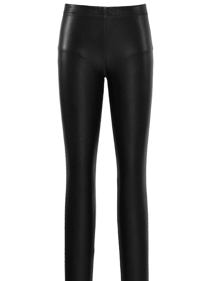 PULL ON LEGGINGS (FAUX LEATHER) for wholesale by Hannah Banana , Baby Sara