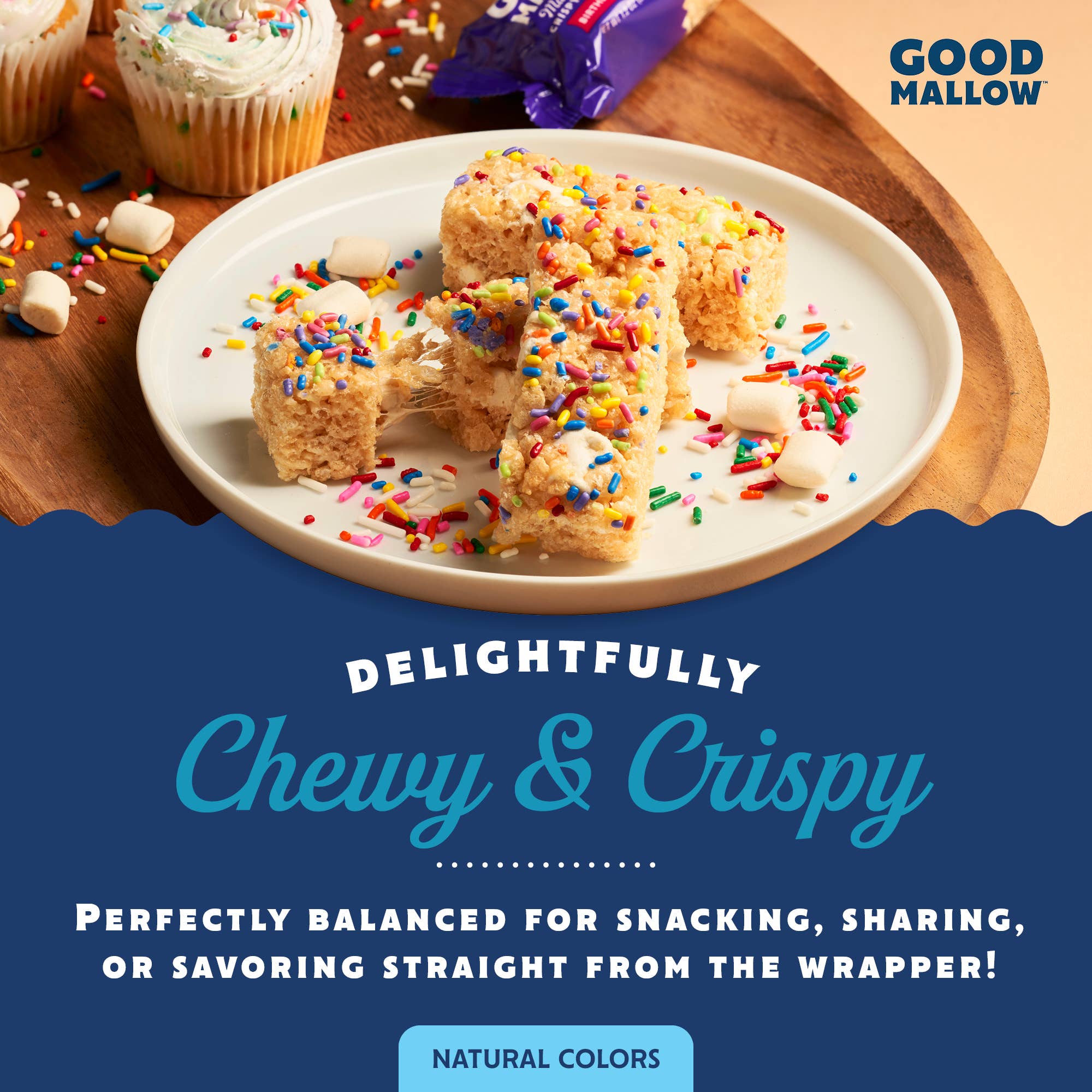 Snackatere – Großhandel Snack-Riegel – Vegane Rice Crispy Treats einzeln verpackt, Schachtel mit 8 Stück11