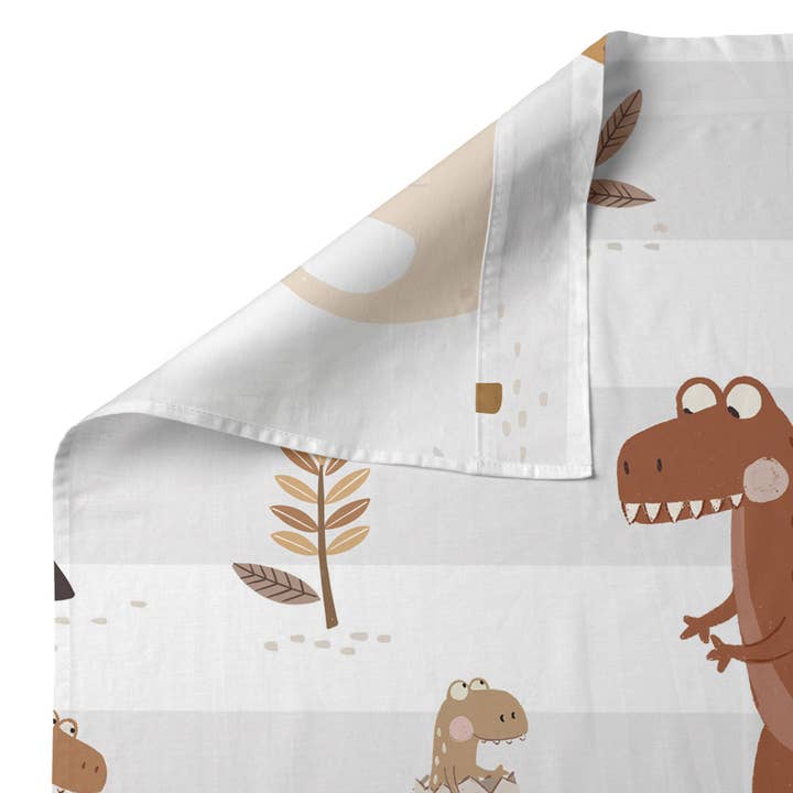 Happyfriday - Wholesale Sheet Set - Dino family 2-piece bedding set4