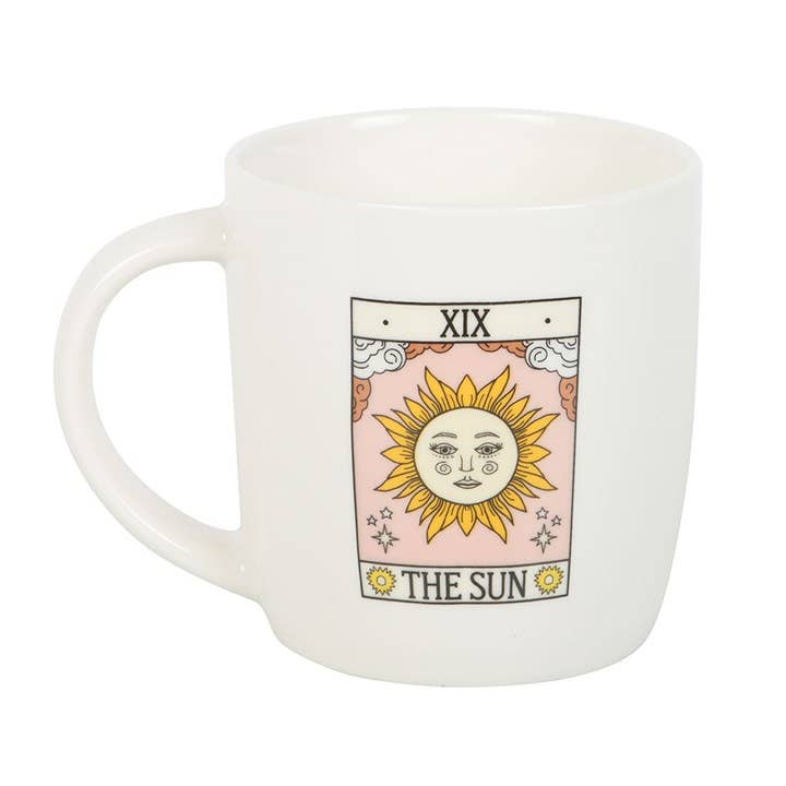 Something Different Wholesale - Wholesale Coffee Mug - The Sun Vintage Tarot Card Mug1