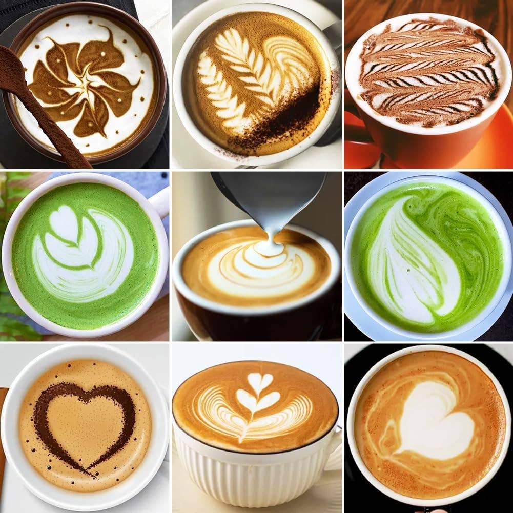 VIGOR - Vente Machines à café - Pichet à lait en acier inoxydable avec stylo pour latte art6