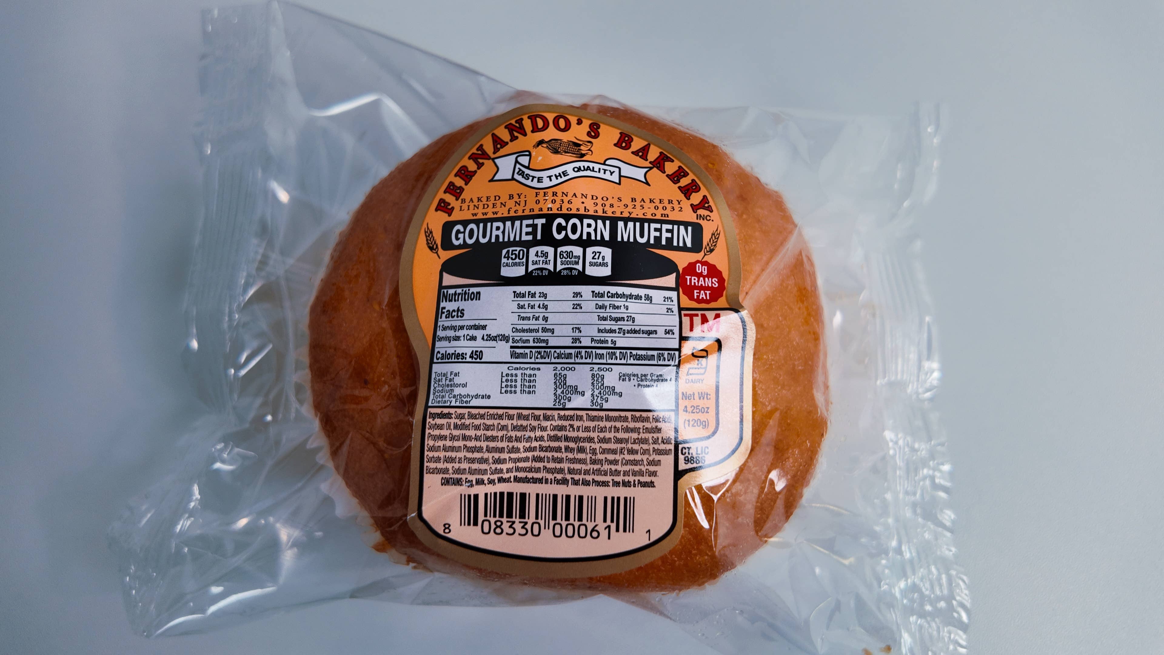 Horizon Top Market - Wholesale Muffin Mix - JUMBO MUFFINS-individually wrapped-5.15 OZ x 123