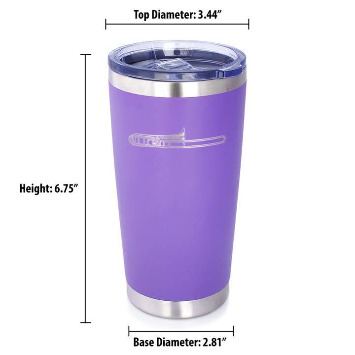 bevvee - Wholesale Insulated Mug/Tumbler - Trombone Insulated Travel Tumbler - Band Musician Gifts19