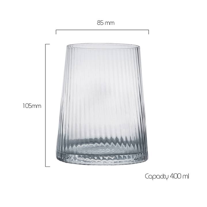 The DRH Collection BV - Wholesale Cocktail/Liquor Glass - Set of 2 Empire DOF Tumblers3