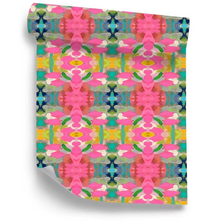 Laura Park Designs - Wholesale Wallpaper - Pink Paradise Peel and Stick Wallpaper1