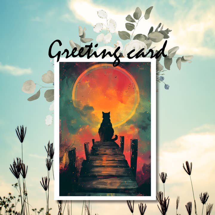 Serenity in Sunset Sympathy Card for wholesale by Zalyia Designs