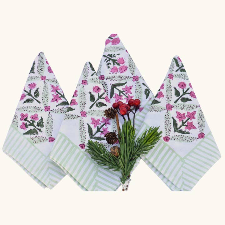 Chintz Vine - Cotton Table Napkins (Set of 4) for wholesale by House of Alaan