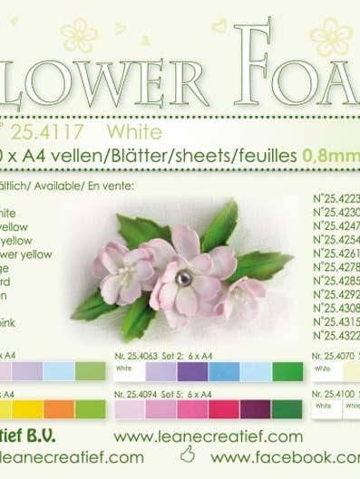 Espuma de flor 10 folhas A4 por atacado de Ecstasy Crafts Distributing